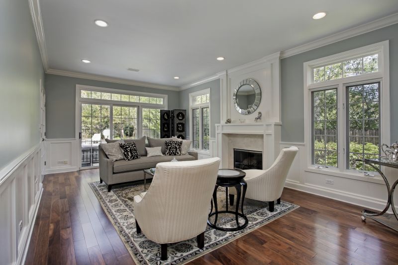 Elegant Masonry Fireplace