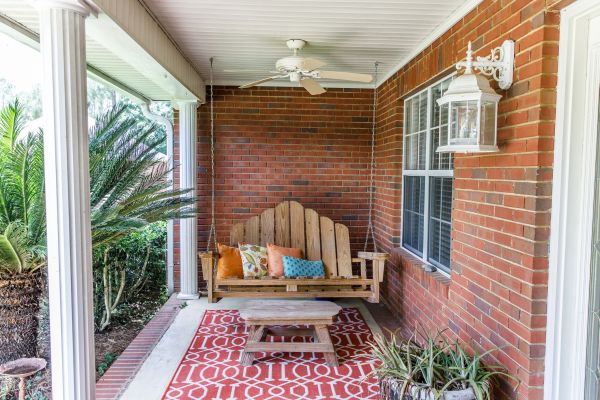 Porch Brick Repair in Franklin