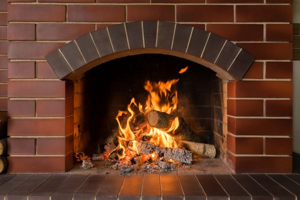 Brick Fireplace Installation in Franklin